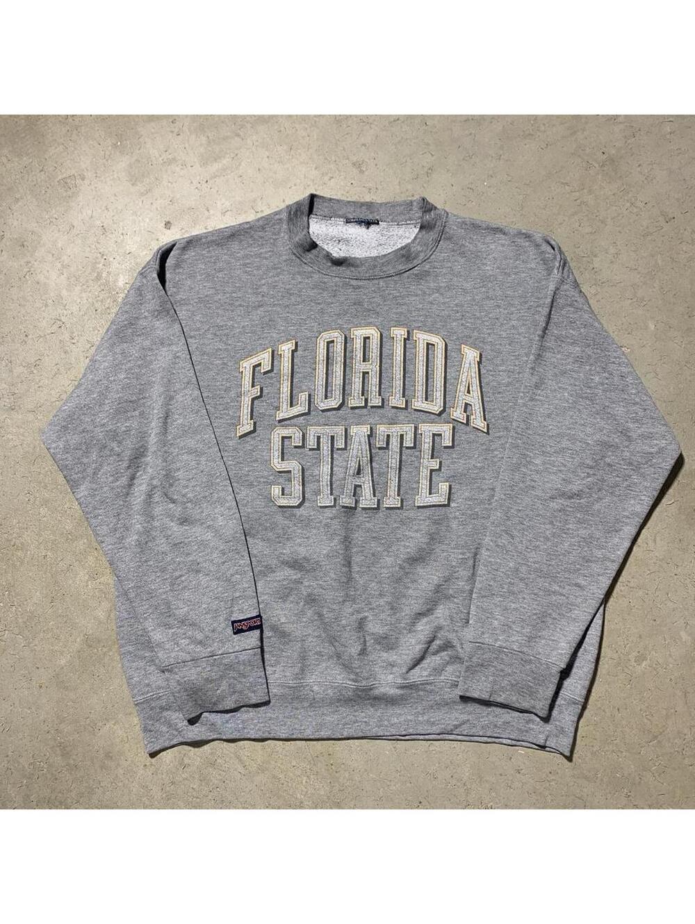Vintage 90s JanSport Florida State Seminoles Sweatshirt Gray Mens XL NCAA